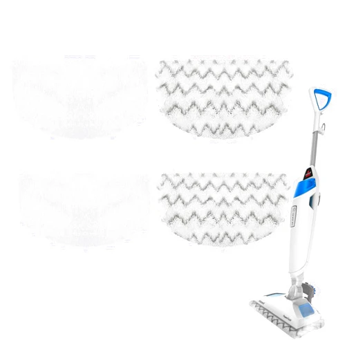 Jirmory 4 PACK Steam Mop Replacement Pads Compatible with Bissell Powerfresh Steam Mop 1940 1806 1544 2075 2685A 2181 2814 Series, Model 1940A 1940W 19405 2075A 2685A 5938, Microfiber Washable, Reusable