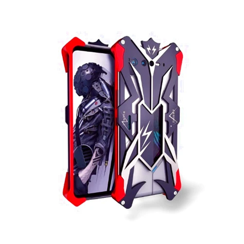 AVCITY Luxurious Metal Aluminum Shockproof Cover Support Gamepad Controllers Back Case for Asus ROG Phone 6