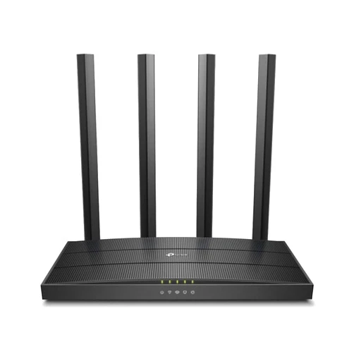 TP-Link AC1200 Gigabit WiFi Router (Archer A6) - Dual Band MU-MIMO Wireless Internet Router, 4 x Antennas, OneMesh and AP mode, Long Range Coverage (Renewed)
