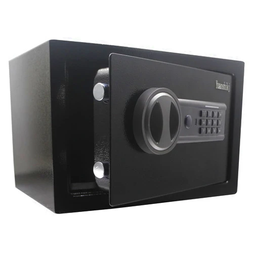 Yuanshikj Steel Security Safe Lock Box with Electronic Keypad and Emergency Power Input Port,for Cash, Jewelry, Documents, 12.2