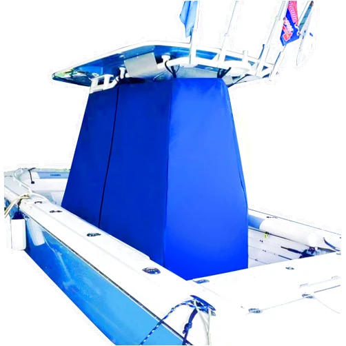 TeBaisea Universal Boat T-Top Center Console Cover, Polyester Fabric Protective Cover,Trailerable (72