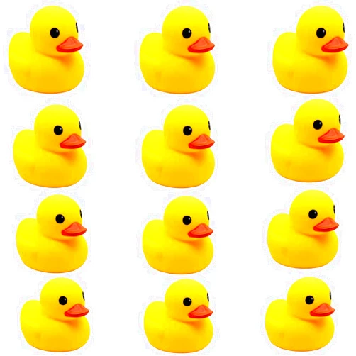 Umbresen Yellow Rubber Ducks Preschool Bath Toys Bathtub Duckies Gift for Baby Shower Infants Toddlers Car Pool Float Halloween Adults Party Favors Carnival Decorations (Small Yellow 2.2''-12pcs)