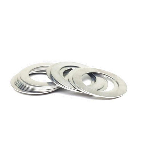 KALESYUJIN-40PCS S:0.1-10pcs/0.2-10pcs/0.3-10pcs/0.5-10pcs DIN988 Metal Shim Washers Stainless Steel Ultrathin Gasket Thin Flat Washer (29 * 37)