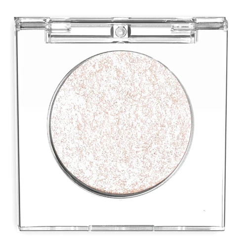 Okerker Shimmer Glitter Eyeshadow Palette, Korean Eye Glitter Makeup, Ultra-Blendable, Sparkle Silver Champagne Gold Eye Shadow, Single Shade Metallic Pigmented Color