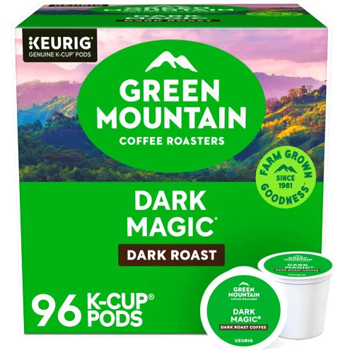 Green Mountain Coffee Roasters Dark Magic Coffee, Keurig Single-Serve K-Cup pods, Dark Roast, 96 Count
