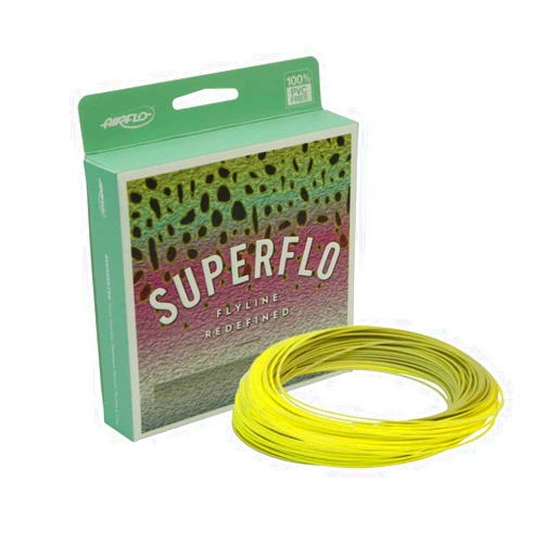 AIRFLO Super-Flo Elite WF7 Floating Fly Line Lichen Green/Sunny Yellow