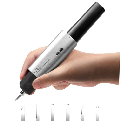 HOZO NeoBlade Wireless Ultrasonic Cutter – 40kHz Vibration & 40W Auto Power Adjustment, Replaceable Battery, Turbo Cooling, 2 Cutting Modes – For 3D Printing, Woodworking, Prototyping,Model Mods & DIY