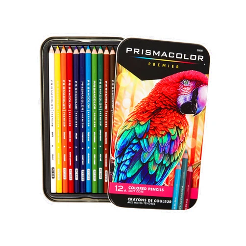 Prismacolor Premier Colored Pencils, Soft Core, Adult Coloring, 12 Pack