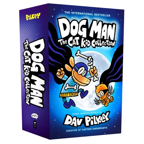 By Dav Pilkey (Author, Illustrator) Dog Man: The Cat Kid Collection: From the Creator of Captain Underpants (Dog Man #4-6 Box Set)
