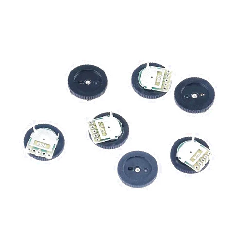 HUNGARIEL New 2024 10Pcs Gear Dial Potentiometer Double 3Pin Volume Adjustment Switch 1K 5K 10K 20K 50K 100K Ohm 102 103 104 203 502 503