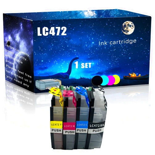 MUCQL LC472 Ink Cartridge Compatible for Brother MFC-J2340DW MFC-J3540DW MFC-J3940DW Printers,with Chip Large Printing Demands (1 Set)