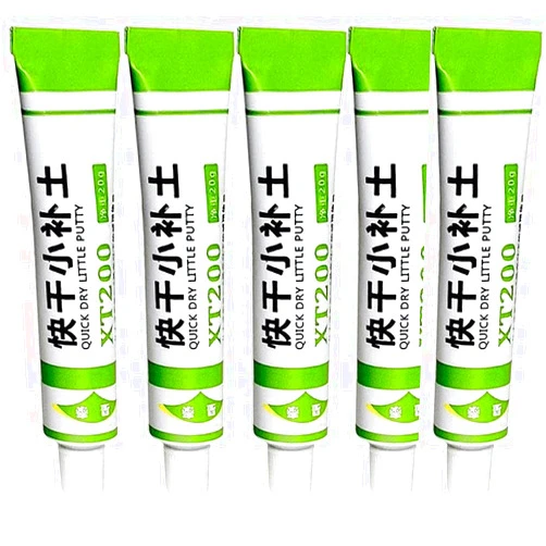 OptiCase 5Pcs Instafix Fiberglass Repair Paste,Fiberglass Boat Repair Paste,Quick-Drying Putty Paint Repairing Eye-Filling Gray Paint Scratch Repair Agent (White)