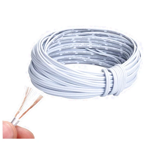 OLICTO 20m(66ft) 20AWG 2Pin Extension Cable Wire Cord Line for Single Color LED Strip Ribbon Lights 3528 5050,2 Wire 20-Gauge Parallel Wire