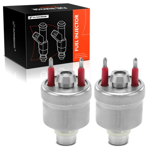 A-Premium Set of 2 Fuel Injectors Compatible with Chevrolet Tahoe, Blazer, Caprice & GMC Yukon, C1500 & Buick Roadmaster & Cadillac Brougham & Isuzu NPR & Oldsmobile, Replace# 17111864