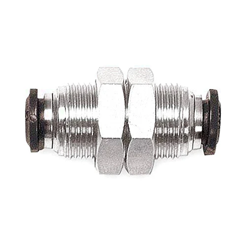 Generic Alpha Fittings 5mm Metal Bulkhead Union - 50050N-5-PK5