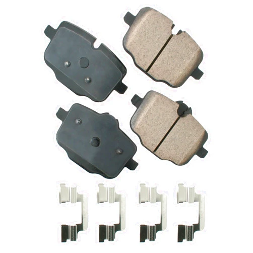 Akebono EUR1469 Euro Ultra Premium Ceramic Disc Brake Pad Kit, GREY