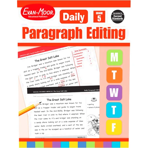 By Evan-Moor Educational Publishers (Author) Daily Paragraph Editing, Grade 5 Teacher Edition