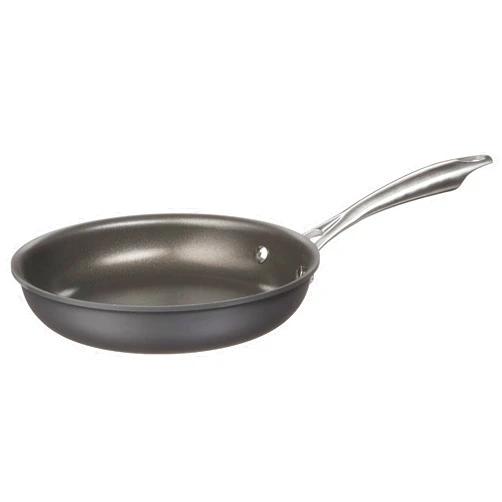 Cuisinart DSA22-20 Anodized Nonstick 8-Inch, Black/Stainless Steel Dishwasher-Safe-Hard, Open Skillet