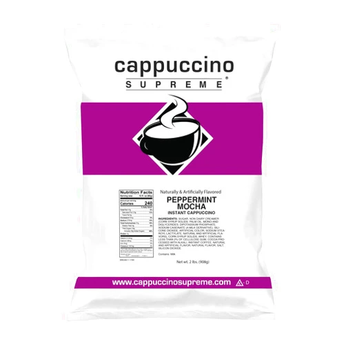 Cappuccino Supreme 2lb bag Peppermint Mocha Cappuccino Mix