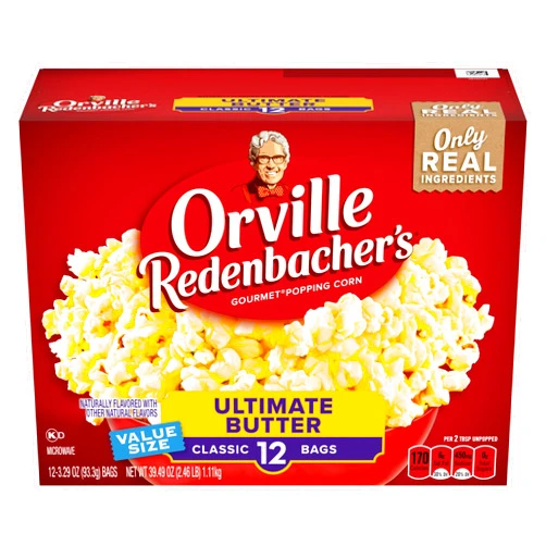 Orville Redenbacher's Ultimate Butter Popcorn, Classic Bag, 12-Count
