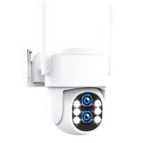 ZHXINSD Dual Lens 2K PTZ Wireless Security Camera