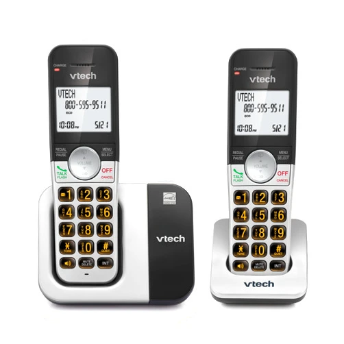 VTech Cordless Phone 2-Handset with Large Display and Big Buttons, DECT 6.0 with Caller ID/Call Waiting, Full Duplex Speakerphone, ECO Mode, Last 10 Number Redial, Easy to Use,VG231-2