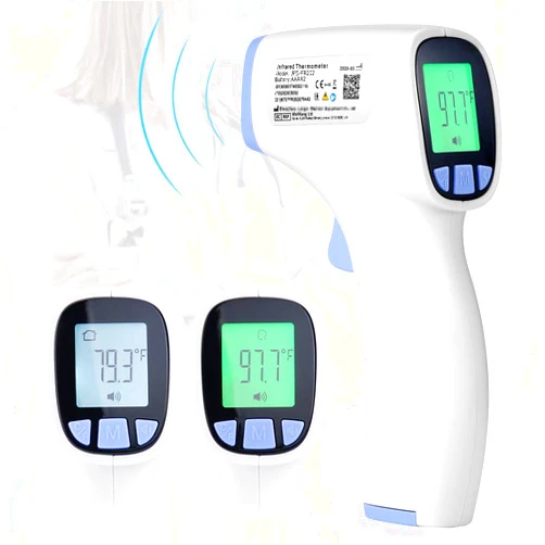 LUCKY SOX Forehead Thermometer for Adults, Lucky Sox Digital Infrared Thermometer with Large Digital Screen, Instant Accurate Reading & Memory Function, for Babies, Children, The Elderly & Objects Surface Use