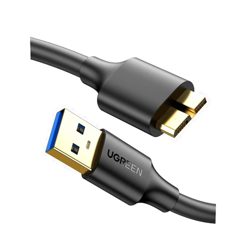 UGREEN Micro USB 3.0 Cable USB 3.0 Type A Male to Micro B Cord Compatible with Samsung Galaxy S5 Note 3 Camera Hard Drive and More 1.5ft