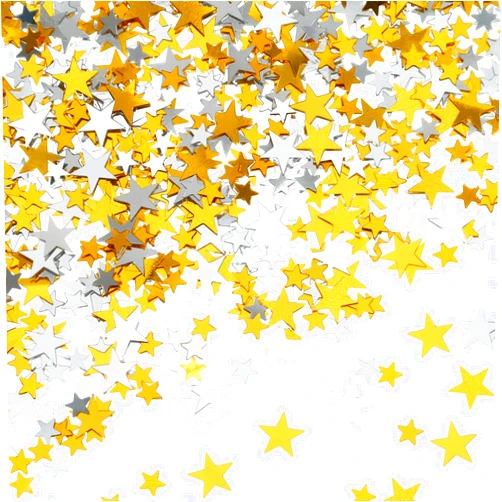 Sumind HESTYA 60g star Confetti Glitter Star Table Confetti Metallic Foil Stars for Party Wedding Festival Decorations(Gold Silver 60g,10mm and 6mm)