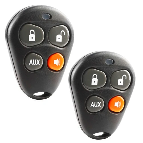 USARemote Replacement for Viper Python Avital Hornet Automate 4-Button Keyless Entry Remote EZSDEI474V (Orange) (Set of 2)
