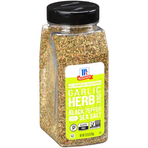 McCormick Garlic, Herb and Black Pepper and Sea Salt All Purpose Seasoning, 13.25 oz