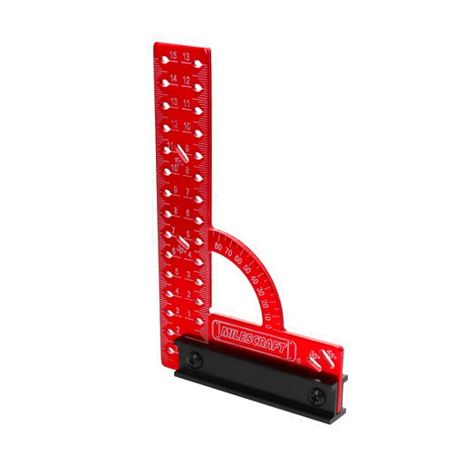 Milescraft 8459 MC-Square150 (metric) - Aluminum Framing and Woodworking Square,Red