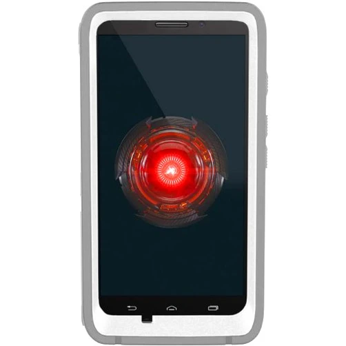 OTTERBOX Defender Series Case for Motorola Droid MAXX - Retail Packaging - White/Gray