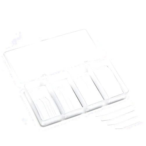 MENCH SUPER STAYS 200 Plastic Collar Stays For Men Dress Shirt in 4 Various Sizes In Clear Plastic Divided Box