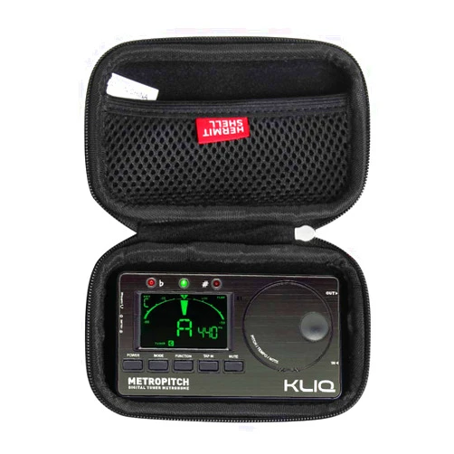 Hermitshell Hard Travel Case for KLIQ MetroPitch - Metronome Tuner (Black)