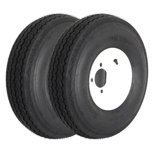 RVpunk 2 PACK 5.70-8 Bias Trailer Tire with 8