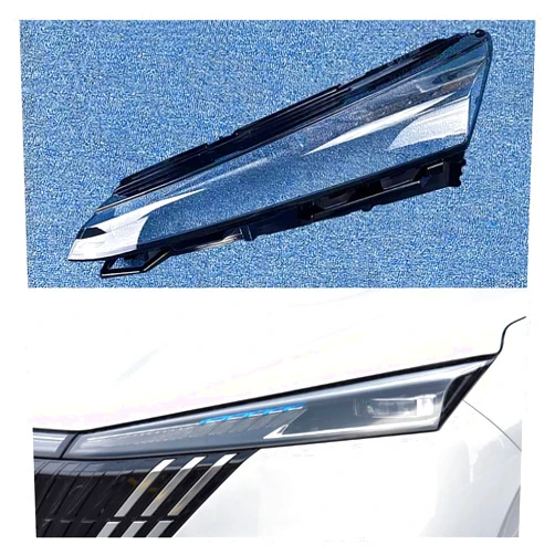 Demlin Auto Lamp Housing Headlamp Clear Shell Compatible For Dongfeng Aeolus Haohan 2023 2024 Car Front Headlight Lens Cover Lampcover Lampshade(Left)