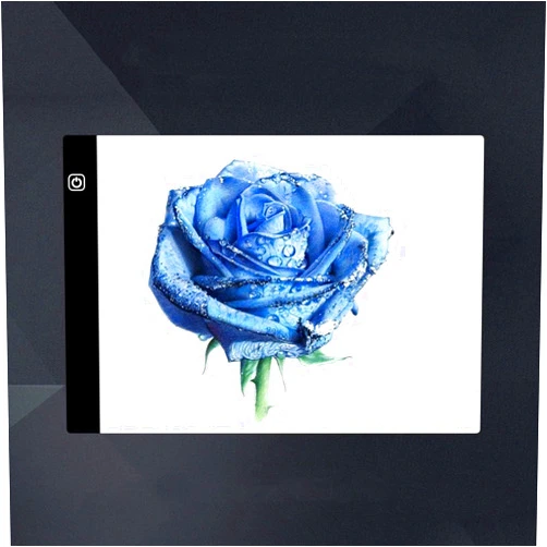 Enjoy Home R.S. A4 LED Light Box, Adjustable Brightness Tracing Board Ultra-Thin Copy Pad with USB Power Cable, for Drawing Painting Sketching Animation Stenciling