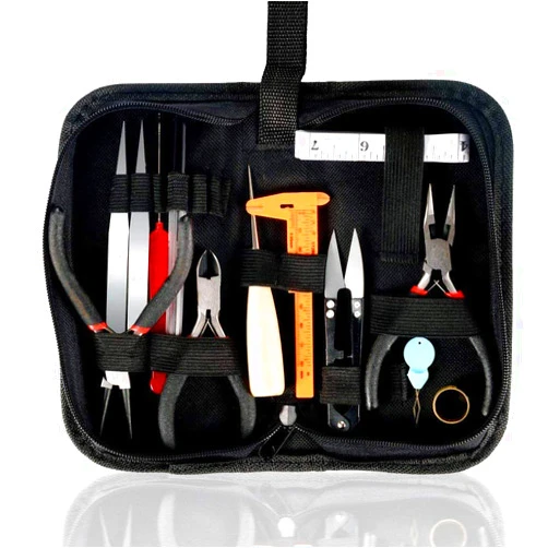 NBW0001 15 in1 Jewelry Making Tools Kit, Jewelry Repair Pliers Set, Jewelry Beading Wire Starter Tool for Jewelry DIY Crafting