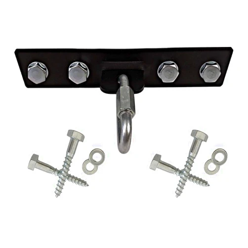 Qualward Heavy Bag Hanger Bracket for Wood Beam, Stainless Steel Swing Hangers Ceiling Wall Mount