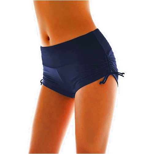 Micosuza Classical Women's Swim Boardshorts Beach Bikini Bottoms with Adjustable Ties 7 Color XS-XXL