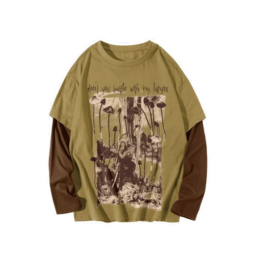 Melanie Martinez Unisex-Adult Standard Larynx 2in1 Exclusive Longsleeve T-Shirt