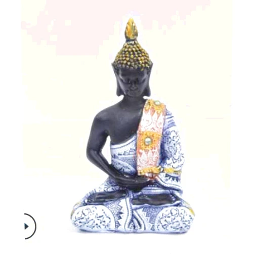 ZTIANEF Ertyuk Handmade Sculptures Sculptures Sculpture Character Decoration Statue Ornaments Sculptures Red Antique Buddha Resin Handicraft Home Furnishing Gift Decorative Home Crafts-Light_Grey_11Cm6Cm16Cm