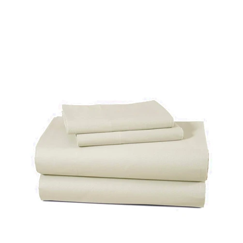 AVONLEIGH LINENS 100% Cotton Sheet - Taupe - Full Sheet Set - 4 Piece Long Staple Combed Cotton Sheet Set, Breathable, Supremely Cool and Crisp Percale, Fits Mattress Upto 15