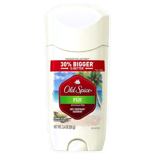 Old Spice Fresher Collection Men's Anti-Perspirant and Deodorant, Fiji Scent - 3.4 Oz