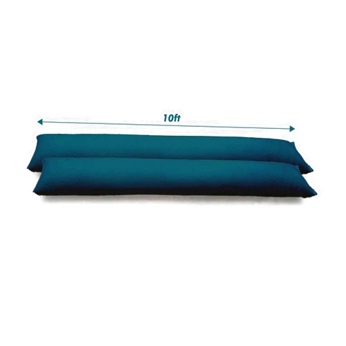 Flibyt 10FT Water Activated Flood Barriers for Home Door, Sandless Sand Bags for Anti Flood Control, Alternative Sandbag for Rain Protection, Absorbent Prevention for Garage & Basement (10FT-2PACK)
