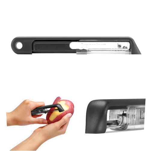 Dreamfarm Sharple Self-Sharpening Vegetable & Food Vertical Speed-Peeler - Black