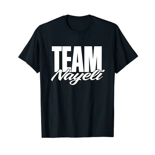 Nayeli Fan Club Designs Team Nayeli Name, Cheer for Nayeli Support T-Shirt