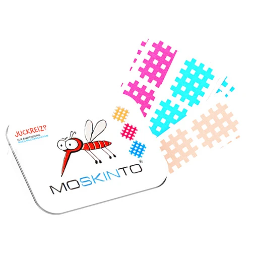 Moskinto The Original Mosquito Itch Relief Patches for Kids & Adults, Bug Bite Patches Soothe Swelling & Itching, Anti Itch Bug Bite Relief, Suction Tool Alternative (42 Count - EU Family)
