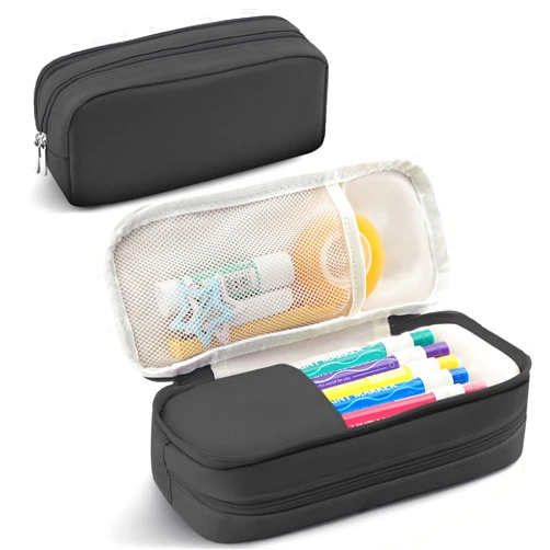 HOHOM Pencil Case Large Capacity Pencil Pouch Holder Box Marker Storage Bag Desk Organizer Stationery Organizer for School Supplies Office Travel Organizers Office College